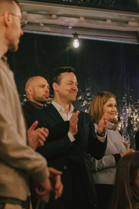 Guests gathered at the MA Family anniversary event in Lisbon