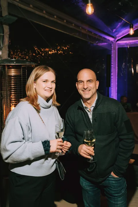 Guests gathered at the MA Family anniversary event in Lisbon