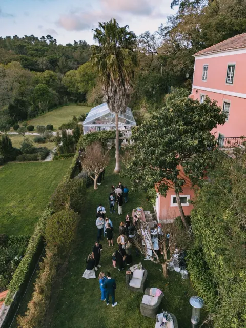 Guests gathered at the MA Family anniversary event in Lisbon